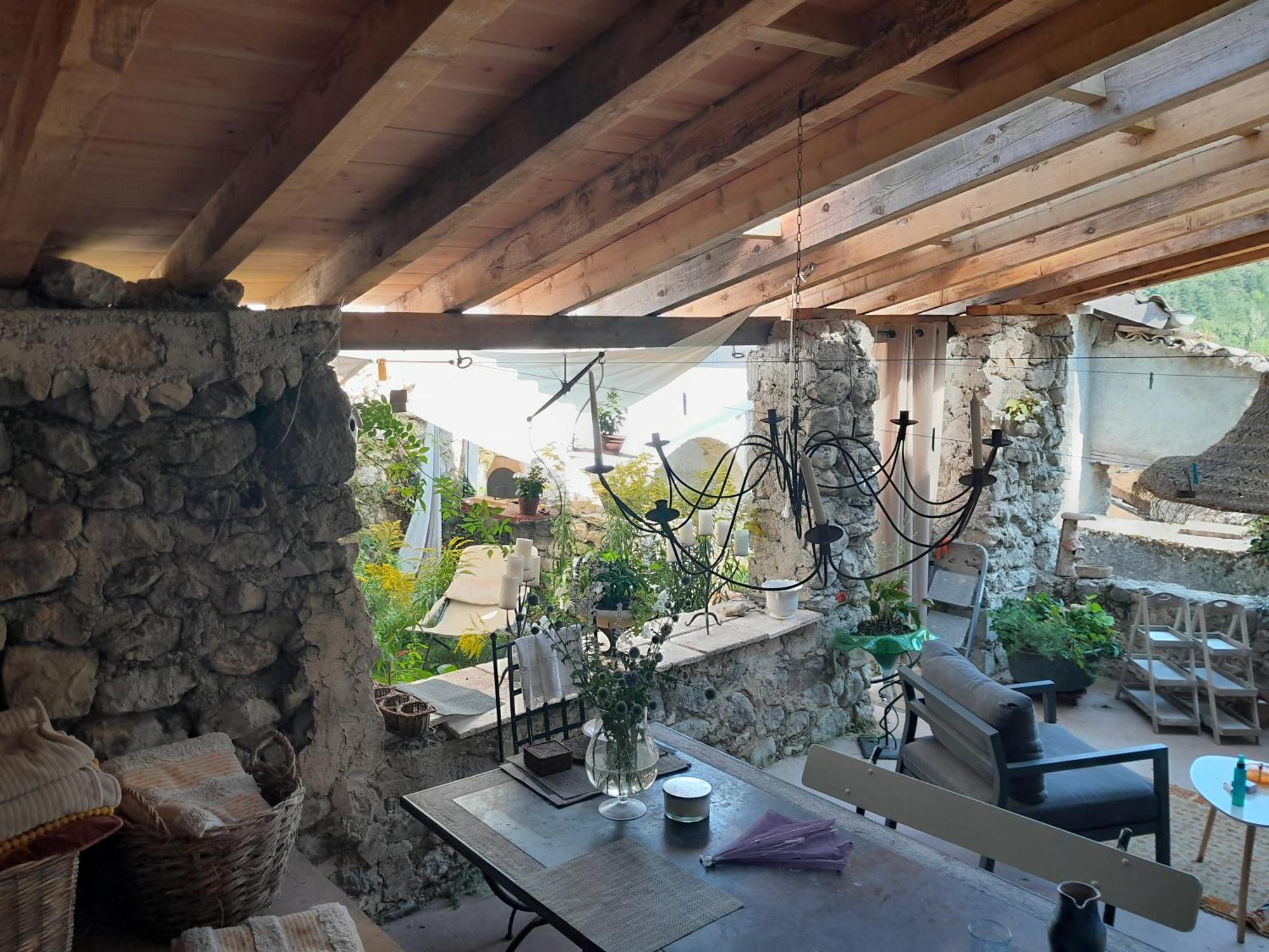 Chambre d'hôtes La Romarine Barnave Exterior foto